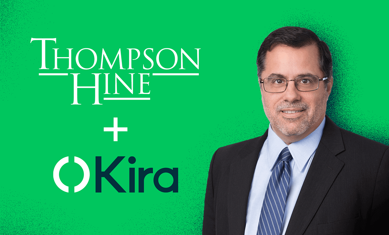 Read the blog article: Thompson Hine Leverages AI Platform Kira as Part of its Focus on Continuous Innovation 